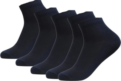 JPT Unisex Solid Ankle Length(Pack of 5)