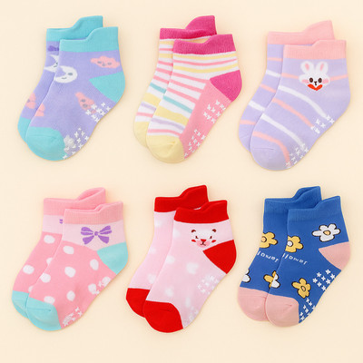 SYGA Baby Boys & Baby Girls Printed Ankle Length(Pack of 6)