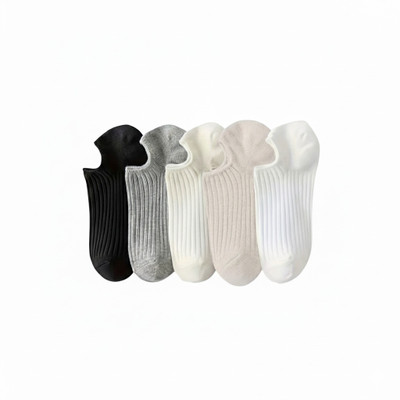 owilens Men & Women Solid, Striped Ankle Length(Pack of 5)