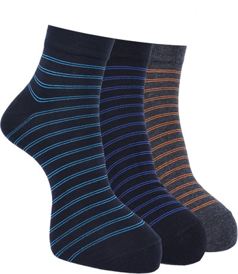 Force NXT Men Self Design Ankle Length(Pack of 3)