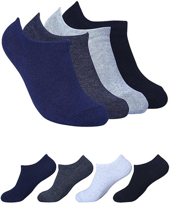 Eshopable Men Solid Ankle Length(Pack of 7)