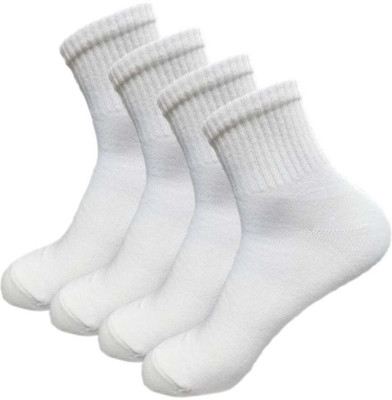 RTGLOBAL Men Solid Ankle Length(Pack of 4)