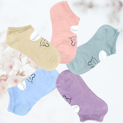 Leuxy Women Solid Low Cut, Ankle Length(Pack of 5)