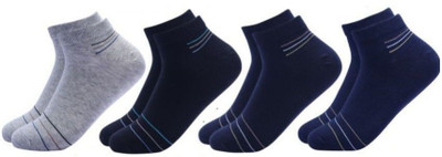 Akeet Trend Men Striped Ankle Length(Pack of 4)