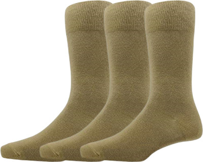 Broova Men Solid Calf Length(Pack of 3)
