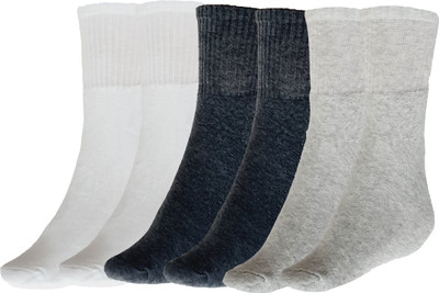 MUKHAKSH Men Solid Ankle Length(Pack of 3)