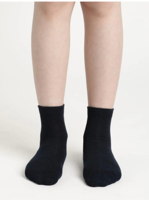LEBERTY Boys & Girls Solid Ankle Length(Pack of 3)