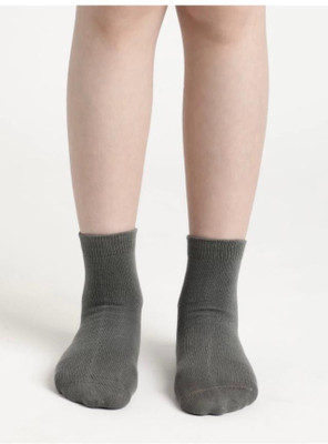 LEBERTY Boys & Girls Solid Ankle Length(Pack of 3)