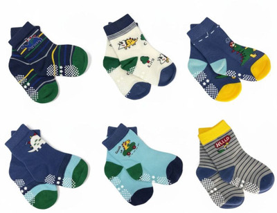 Nanhaawear Baby Boys & Baby Girls Printed Ankle Length(Pack of 6)