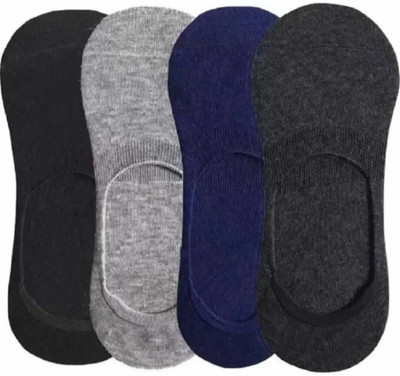 GFH Unisex Solid Ankle Length, Peds/Footie/No-Show, Low Cut(Pack of 4)