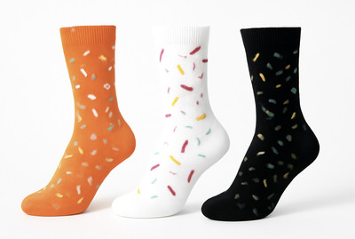 BIG - CONFIDENCE Men Graphic Print Mid-Calf/Crew(Pack of 3)