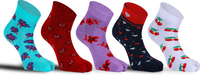 RC. ROYAL CLASS Women Self Design Ankle Length(Pack of 5)