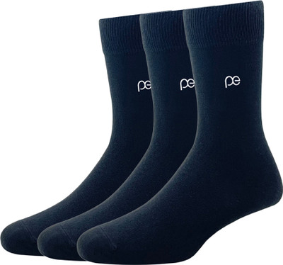 PETER ENGLAND Men Solid Mid-Calf/Crew(Pack of 3)
