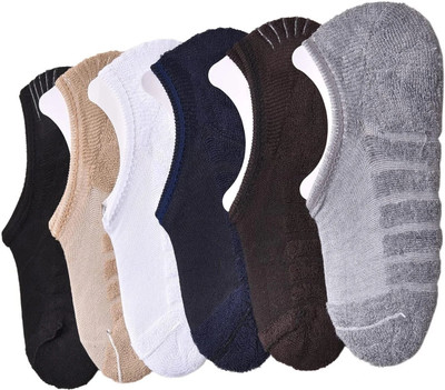 BAREPEPE Men & Women Striped Low Cut, Peds/Footie/No-Show(Pack of 6)