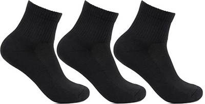 DOZIAZ Men Solid Mid-Calf/Crew(Pack of 12)