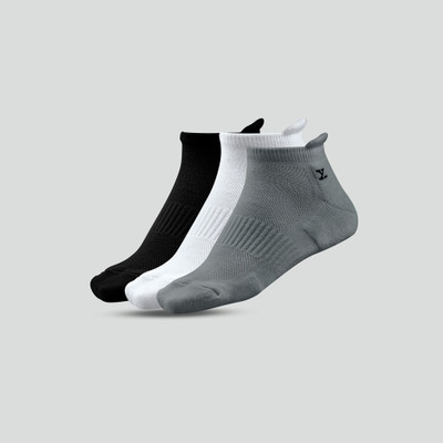 XYXX Men Solid Ankle Length(Pack of 3)