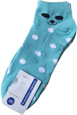 LeafBlu Women Graphic Print, Printed, Striped, Self Design Ankle Length, Low Cut, Peds/Footie/No-Show