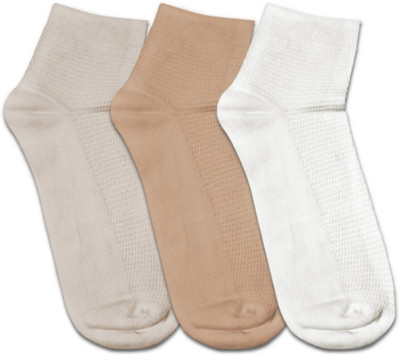 Hexafun Unisex Solid Ankle Length(Pack of 3)