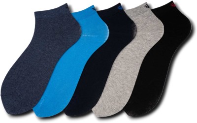 Young Wings Men Solid Ankle Length(Pack of 5)