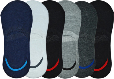 ME Stores Men Solid Peds/Footie/No-Show(Pack of 6)