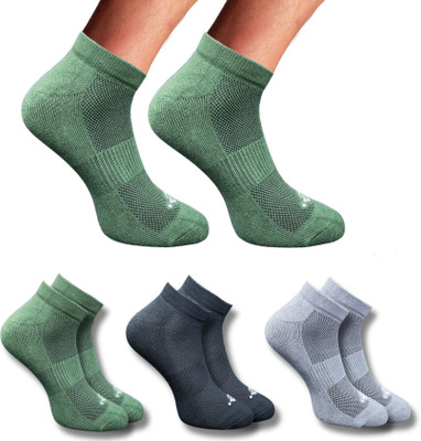 ecosync Unisex Solid Low Cut(Pack of 3)