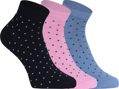 KRISOXO Unisex Printed Ankle Length(Pack of 3)