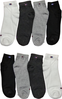 Akeet Trend Men Solid Ankle Length(Pack of 8)