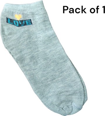 LeafBlu Women Graphic Print, Printed, Striped, Self Design Ankle Length, Low Cut, Peds/Footie/No-Show