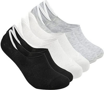 RANDRA Unisex Solid Peds/Footie/No-Show, Low Cut(Pack of 3)