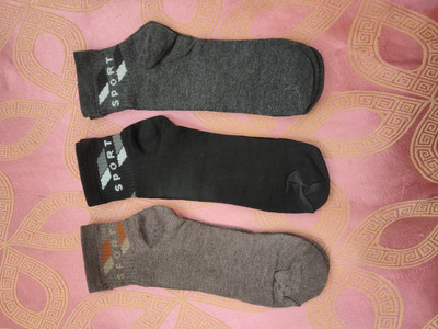 inkmox Men Solid Ankle Length(Pack of 3)