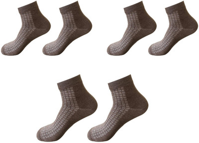 Parimisha Creation Men Self Design Ankle Length(Pack of 3)