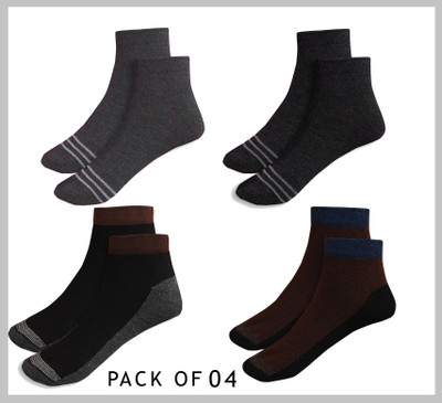 strucker Men Self Design Ankle Length(Pack of 4)