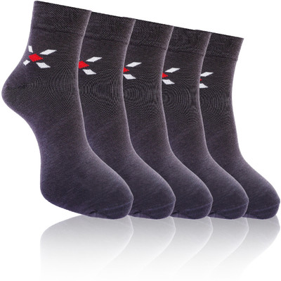 Dollar Men Solid Ankle Length(Pack of 5)