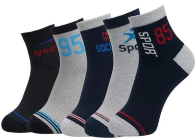 KAPILHOSIERY Men Solid Ankle Length(Pack of 6)