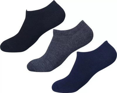 IVOLGA Unisex Laser Cut, Self Design, Solid, Striped Ankle Length, Low Cut, Peds/Footie/No-Show(Pack of 3)