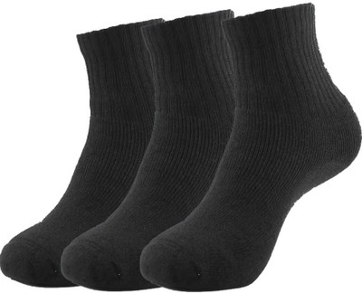 riprap Men Solid Ankle Length(Pack of 3)