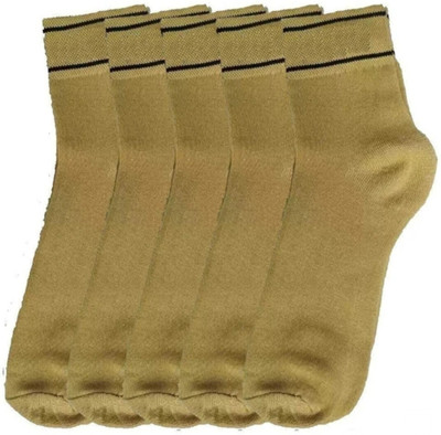 BIG - CONFIDENCE Men & Women Solid Ankle Length(Pack of 5)