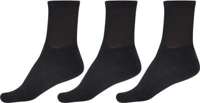 VAPINDIA Men Solid Mid-Calf/Crew(Pack of 3)