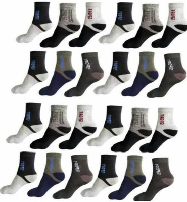 JD DASSSON Men Solid Ankle Length(Pack of 12)