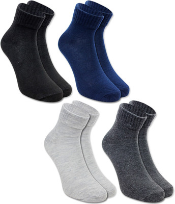Neska Moda Men & Women Ankle Length(Pack of 4)