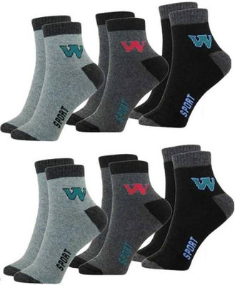 aTOzCRAFTS Men Solid Ankle Length(Pack of 6)