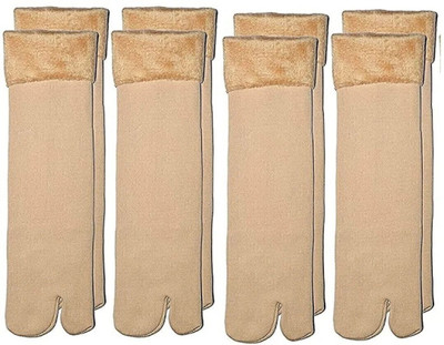 The jem den Women Self Design Mid-Calf/Crew(Pack of 4)