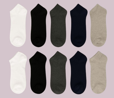 OBAMA Men Self Design Ankle Length(Pack of 10)