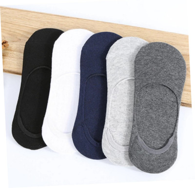 dsixth Men & Women Solid Peds/Footie/No-Show(Pack of 5)