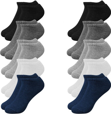 VESTURA Men & Women Solid, Self Design Ankle Length, Calf Length, Over the Knee, Peds/Footie/No-Show(Pack of 5)
