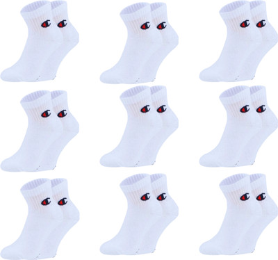 SIZE MATTERS Men & Women Solid, Self Design Ankle Length(Pack of 9)