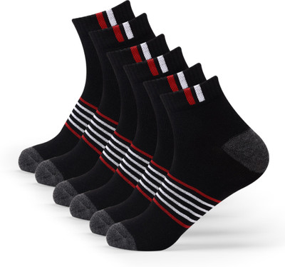 JEMOX Men & Women Striped Ankle Length(Pack of 3)