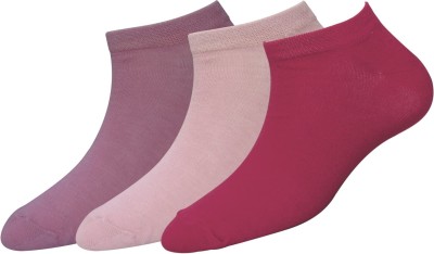 Footmate Women Solid Ankle Length(Pack of 3)