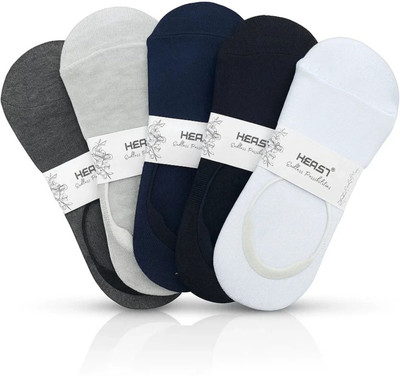 HEAST Men & Women Solid Low Cut, Peds/Footie/No-Show, Ankle Length(Pack of 5)