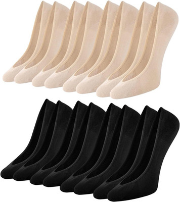MORDLANKA Unisex Solid Peds/Footie/No-Show(Pack of 8)